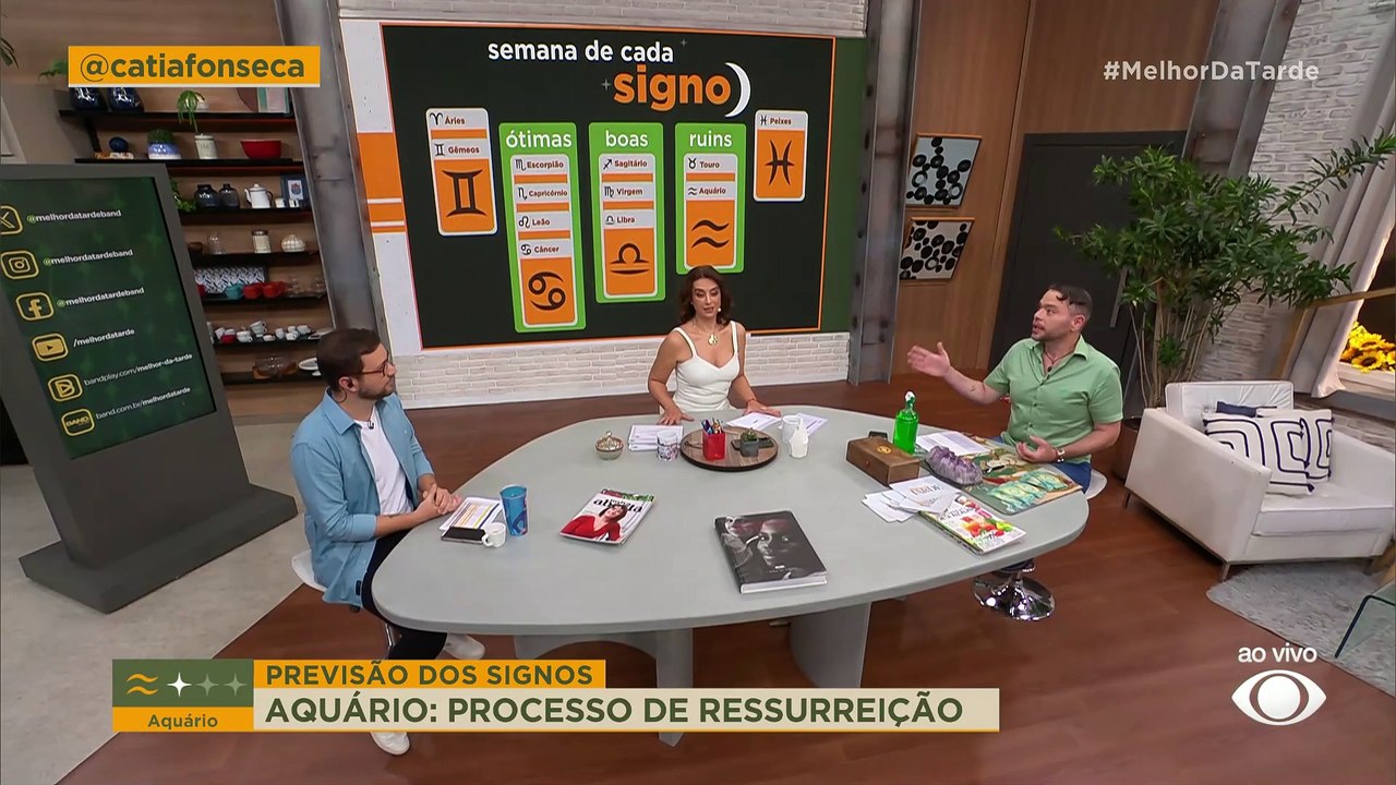 PREVISÃO SEMANAL: Veja horóscopo de 02/02/25 a 08/02/25 para o SIGNO de AQUÁRIO |Melhor da Tarde
