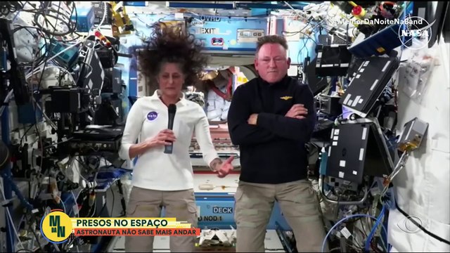 Astronautas presos no espaço sentem dificuldade para andar | Melhor da Noite