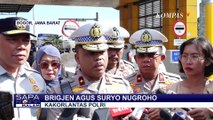Polisi Gelar Olah TKP Kecelakaan Beruntun di Gerbang Tol Ciawi