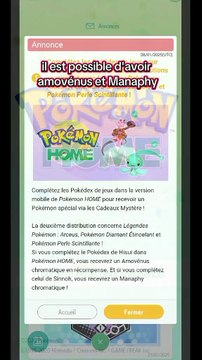 Des pokémons shiny en récompense