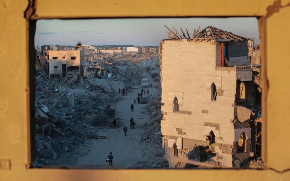 Gaza prima e dopo la guerra tra Israele e Hamas
