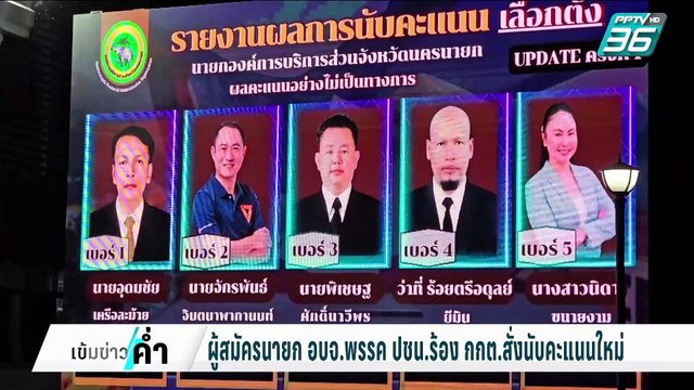ผู้สมัครนายก อบจ.พรรค ปชน.ร้อง กกต.สอบทุจริตเลือกตั้ง | เข้มข่าวค่ำ | 5 ก.พ. 68