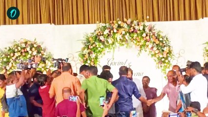 Mohanlal At Sivankutty Son Wedding: വിവാഹസൽക്കാരത്തിന് എത്തി മോഹൻലാലും ബൈജുവും