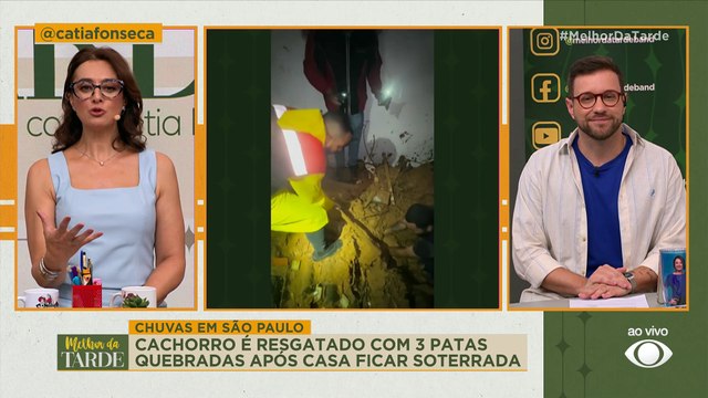 Policiais resgatam bebê de três meses de enchente em SP | Melhor da Tarde