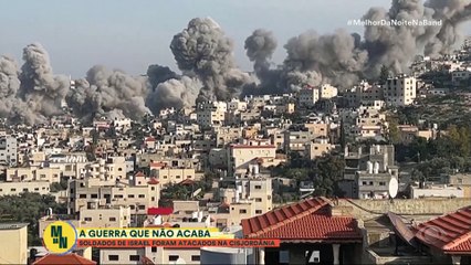 Israel ataca Cisjordânia e bairro palestino é bombardeado | Melhor da Noite