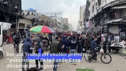 "Vivre ou mourir ici": des habitants de Gaza réagissent à la proposition de Trump