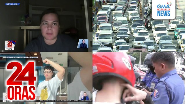 24 Oras: (Part 2) Plano umano ni VP Duterte na ipapatay si PBBM, First Lady Liza at Speaker Romualdez, kabilang sa batayan ng reklamong impeachment; rehab, pagtanggal sa bus carousel, at paniningil ng congestion fee, mungkahi para mapaluwag ang..., atbp.