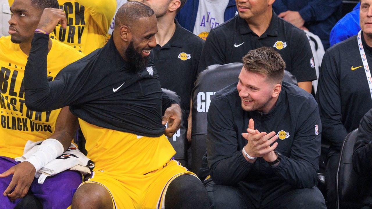 LeBron über Doncic-Trade: 'Ich dachte, es wäre ein Scherz'