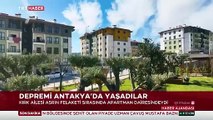 Depremzede aile evlerine kavuşmanın mutluluğunu yaşıyor