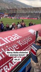 Şenol Güneş'e Hatay'da '6 Şubat' tepkisi!