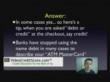 Debit Cards vs. Credit Cards at the Checkout