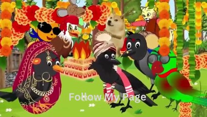 New Episode Kalo Kawe Ke Dosri Shadi | Tuni Birds | Tuni Kauwa wala Cartoon | Hindi Kahani |