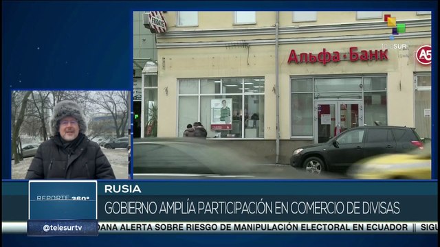 Rusia amplía la participación en comercio de divisas