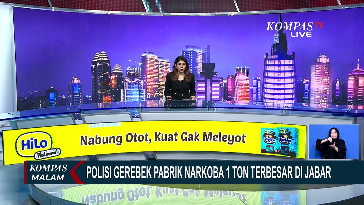 Detik-Detik Polisi Gerebek Pabrik Narkoba 1 Ton Terbesar di Jabar, Pelaku Terancam Hukuman Mati