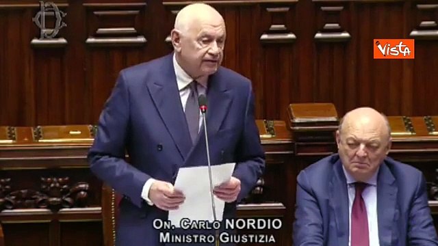 Caso Almasri, Nordio: Mandato d'arresto arrivato in inglese con criticità . Bagarre in Aula