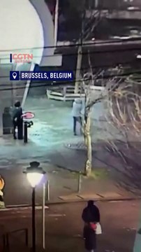 CCTV footage shows failed Belgian shooting