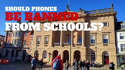 Should phones be banned from schools?