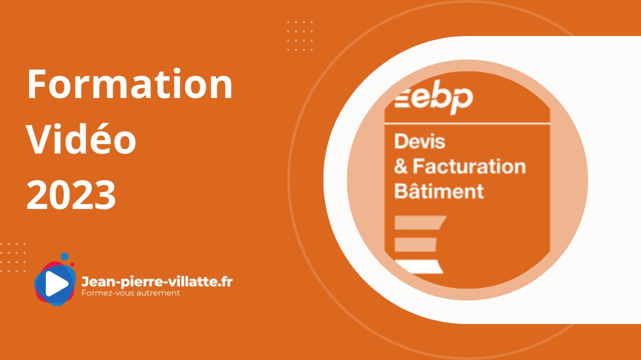 EBP Devis Facturation Bâtiment 2023 Les factures d'acomptes