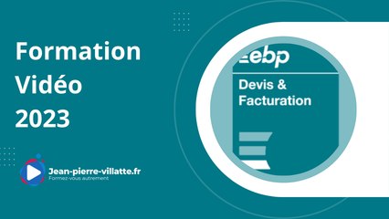 EBP Devis Facturation 2023 La personnalisation des documents de vente