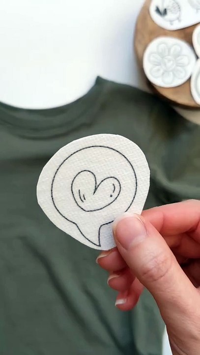 Broder un motif sur un t-shirt