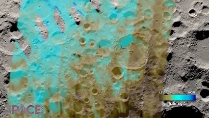 Water Distribution Near Moon’s South Pole Mapped Using NASA SOFIA Data