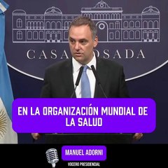 La Argentina se retira de la OMS