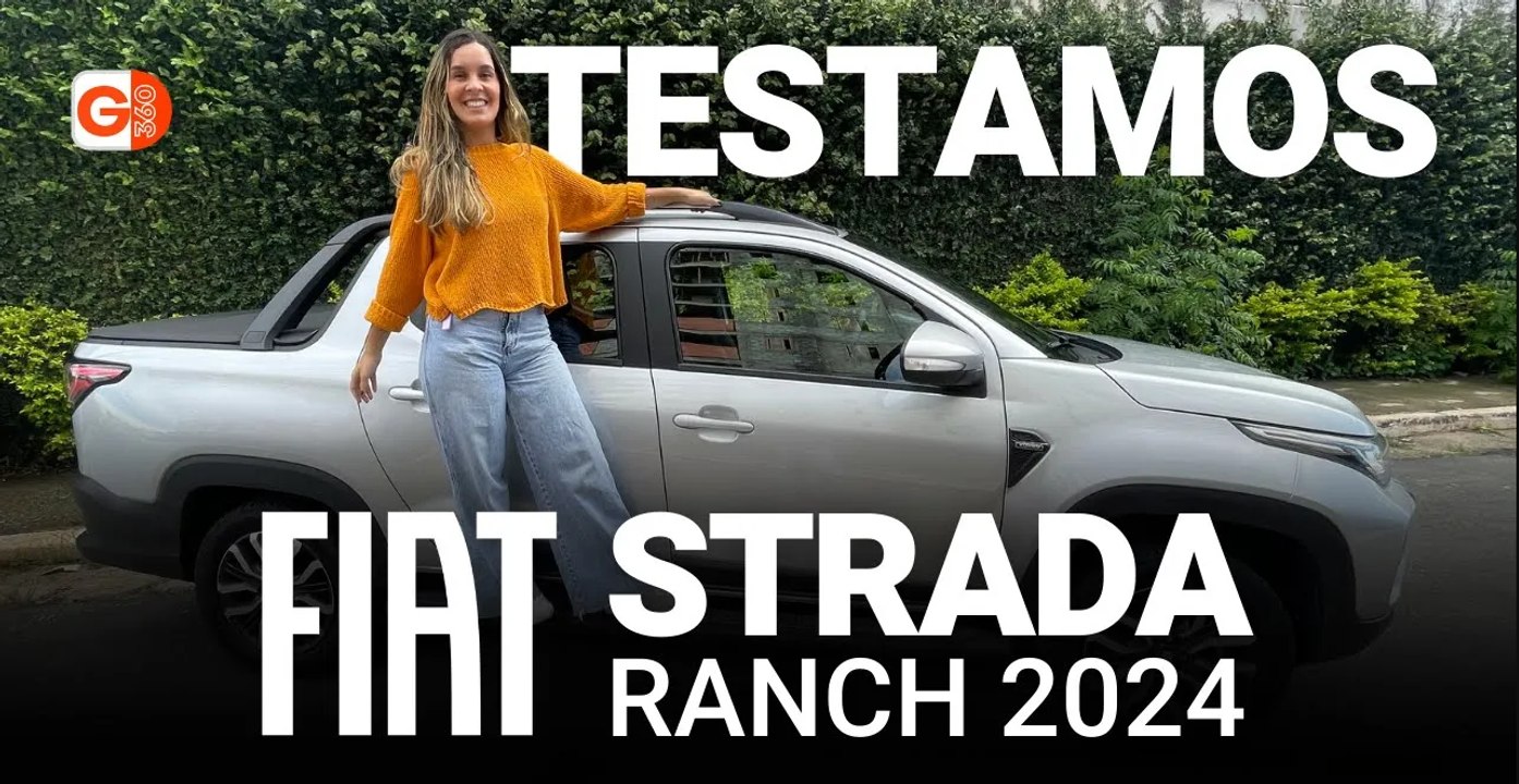TESTE FIAT STRADA RANCH TURBO 2024: VEJA TODOS OS DETALHES DO MODELO E A NOSSA AVALIAÇÃO!