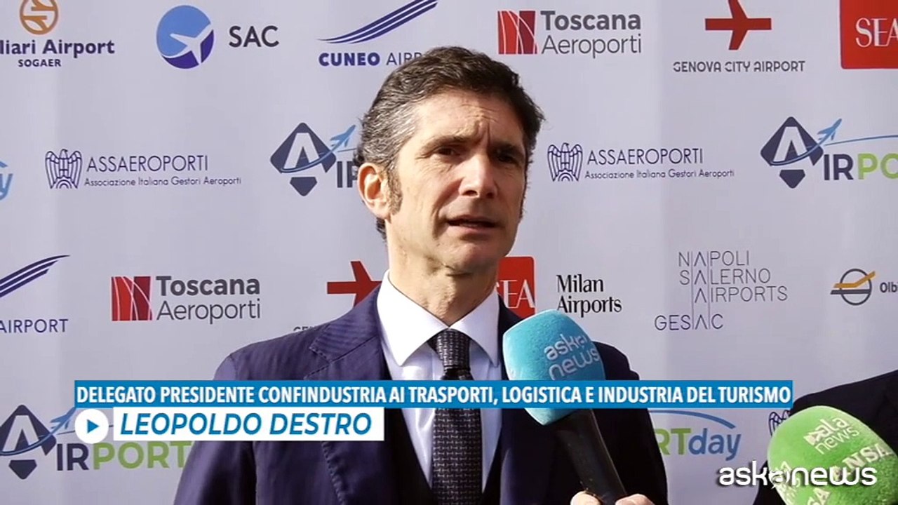 Aeroporti, Destro (Confindustria): volano importante per la crescita