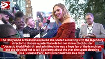 Scarlett Johansson hid 'Jurassic' secret from Steven Spielberg