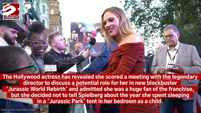 Scarlett Johansson hid 'Jurassic' secret from Steven Spielberg