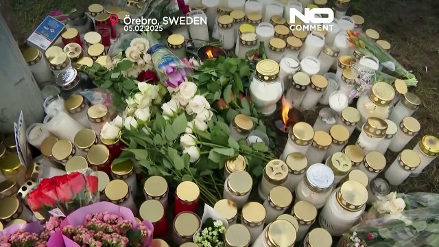 İsveç okul saldırısında ölenlerin yasını tutuyor