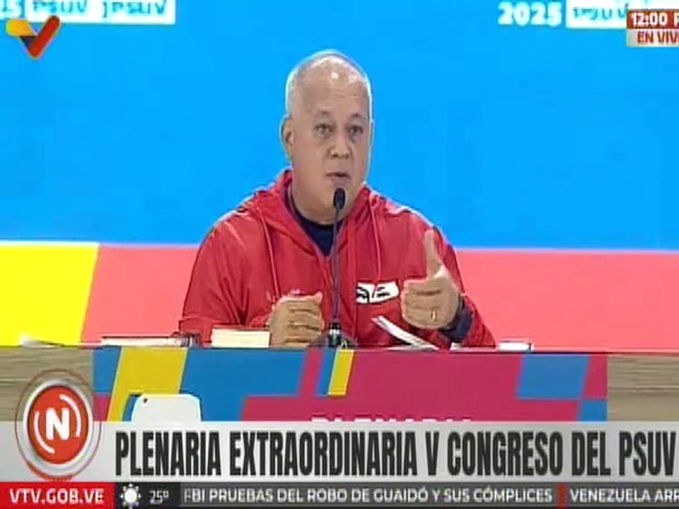 Vpdte. PSUV Diosdado Cabello: Debemos salir fortalecidos con un método que sea aceptado por todos