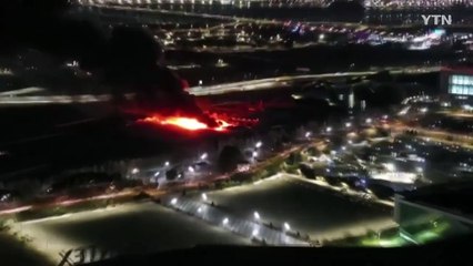 경기 고양 비닐하우스 단지에서 불...400㎡ 넘게 타 / YTN