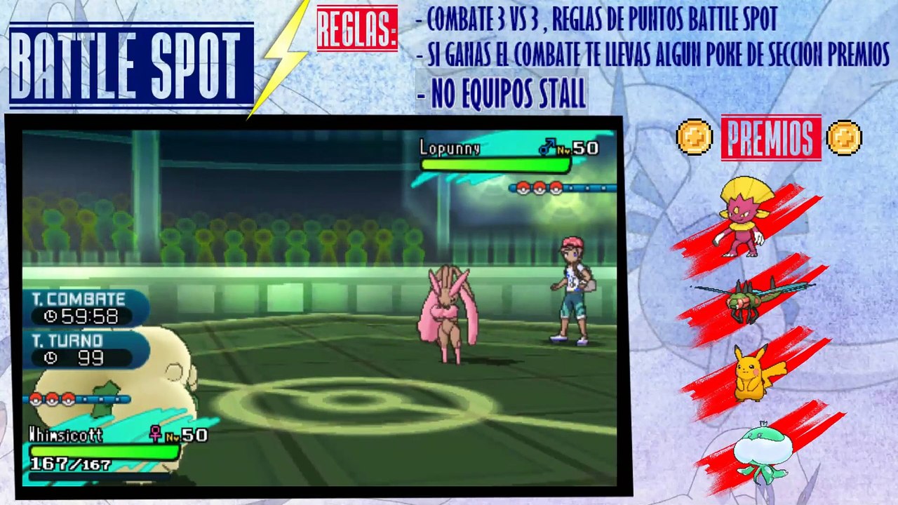 COMBATE 3 VS 3  NO HAY REGLAS