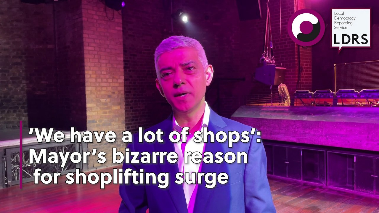 London mayor blames capital shoplifting surge on baffling reason