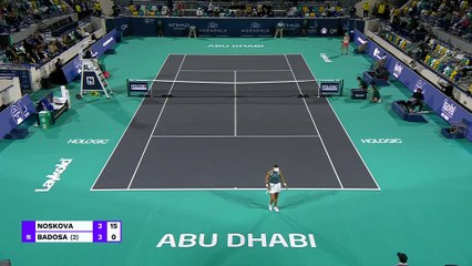 Abou Dhabi - Badosa coule face à Noskova