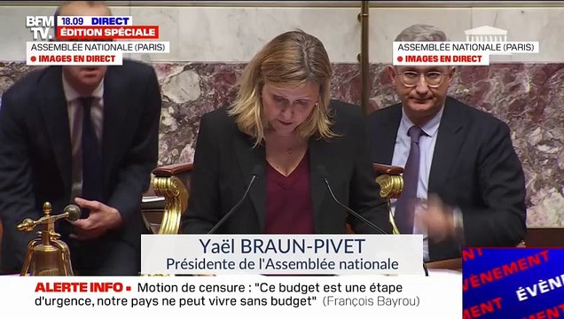 Budget: la première motion de censure rejetée par les députés, le projet de loi de finances 2025 adopté