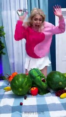 Watermelon Paint Prank