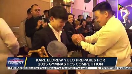 Karl Eldrew Yulo prepares for 2025 gymnastics competition