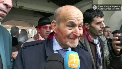 شهادات رجل الأعمال يسعد ربراب و وزراء بجنازة سيد أحمد غزالي( قدم حياته لإنقاذ الجمهوية من الإرهاب)