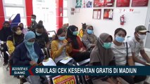 Antusias Warga Ikut Simulasi Pemeriksaan Kesehatan Gratis di Puskesmas Madiun