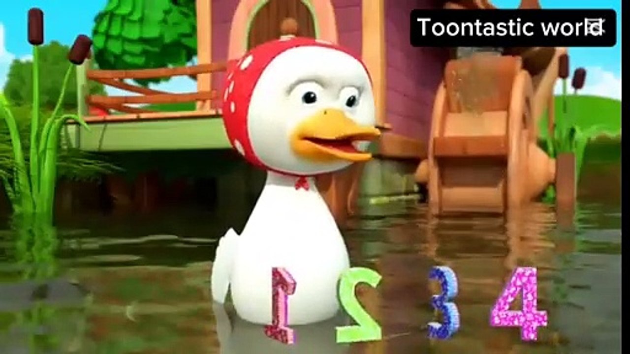 Five little ducks went swimming One day - Nursery rhymes kids songs