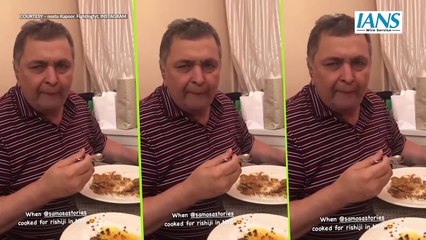 Neetu Kapoor Shares Heartwarming Video of Rishi Kapoor’s Love for Food