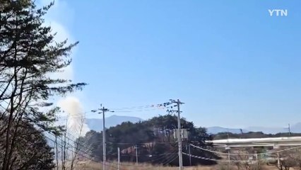 강릉 운산동 야산서 불...10여 분만에 진화 / YTN