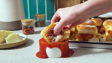 Chicken Parm Sliders Are Small In Size & Big In Flavor