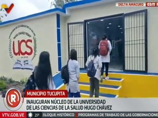 Inauguran nuevo núcleo de la UCS en el estado Delta Amacuro