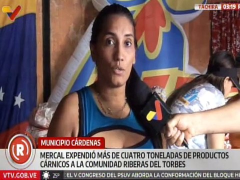 Táchira | Más de 4 toneladas de proteínas fueron distribuidos a familias del municipio Cárdenas