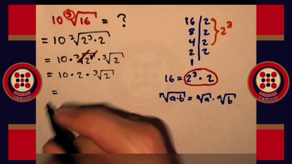 🔴 ¡CÓMO SIMPLIFICAR la expresión de 10 por la raíz cúbica de dieciséis 16!  🔵 ¡Paso a paso!