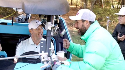Pro Golfers Visit the Set of Netflix's Happy Gilmore 2