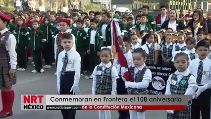 Conmemoran en Frontera el 108 aniversario de la Constitución Mexicana